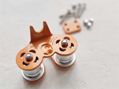  Ролик GURU Treck V2 для навесной переправы оранжевый в Новосибирске  