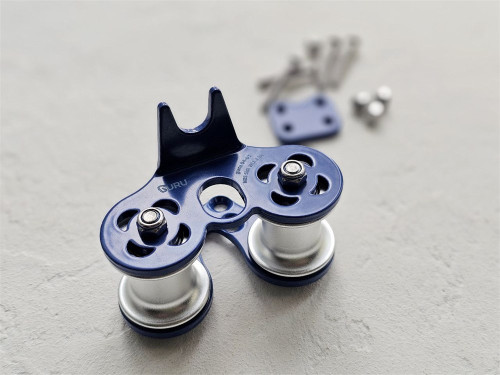  Ролик GURU Treck V2 для навесной переправы синий в Новосибирске  