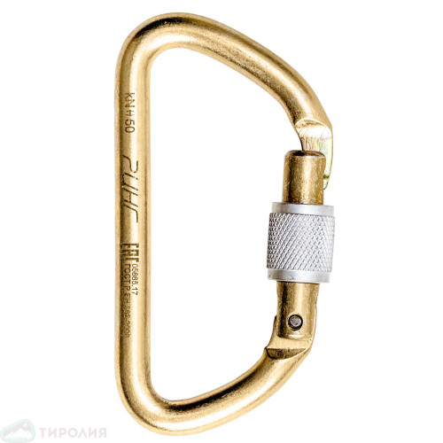  Карабин Ринг сталь трапеция (keylock) 5000 (3шт) в Новосибирске  