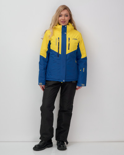 Костюм горнолыжный 02815J желтый  в Новосибирске