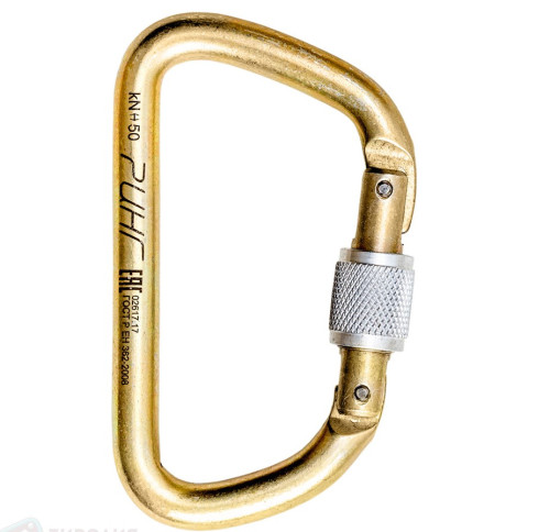  Карабин Ринг сталь увеличеннная трапеция 5000 (3шт) в Новосибирске  