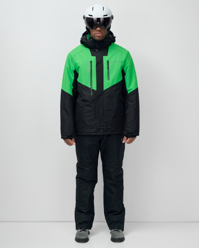 Костюм горнолыжный 07712Z  зеленый  в Новосибирске