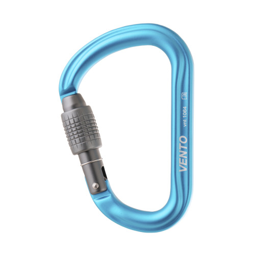  Карабин Венто Большой с резьбовой муфтой синий в Новосибирске  