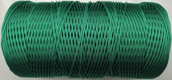  Шнур ПА плетеный 16-ти пр.с ПА серд.d 3мм зеленый,синий в Новосибирске  