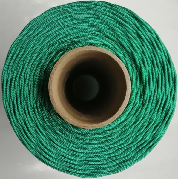  Шнур ПА плетеный 16-ти пр.с ПА серд.d 3мм зеленый,синий в Новосибирске  