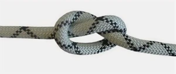  Веревка Шнур статика д.10 мм.48 пр.аб белый в Новосибирске  