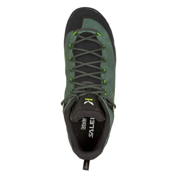 Купить ботинки salewa ms wildfire leather raw green/black в Новосибирске