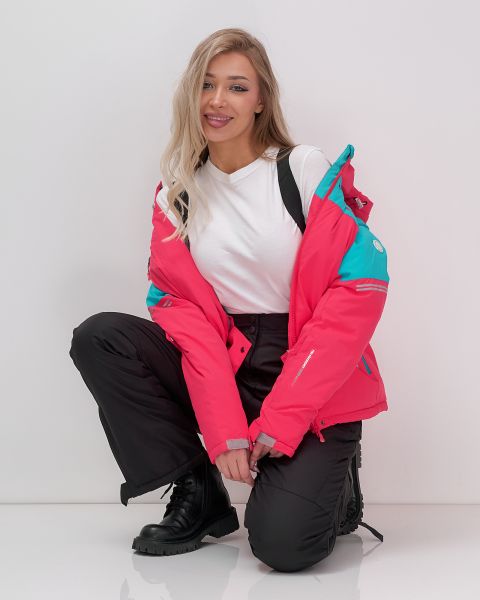Костюм горнолыжный 02810М малиновый в Новосибирске