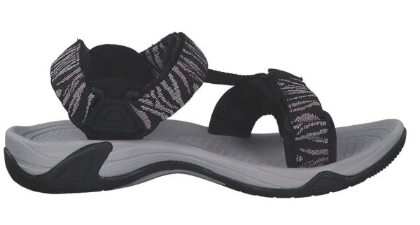 Купить сандалии cmp hamal wmn hiking nero-pale rose черный в Новосибирске